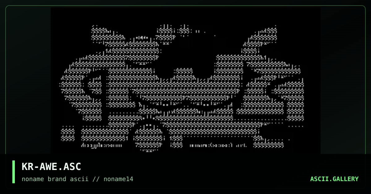KR-AWE.ASC, by kresile, 1998