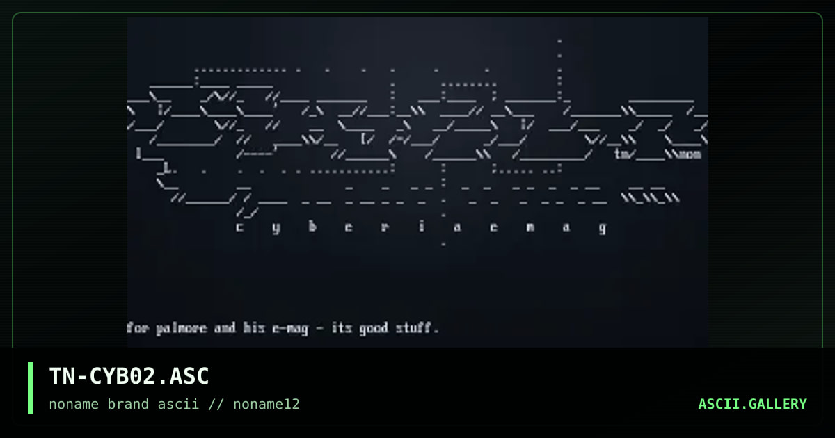 TN-CYB02.ASC, by tzeentch, 1998