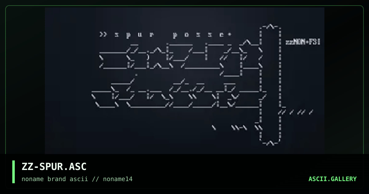 ZZ-SPUR.ASC, by kayozz, 1998