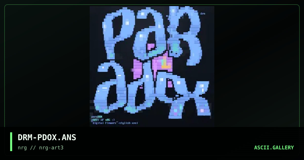paradox, by dr dream, 1999