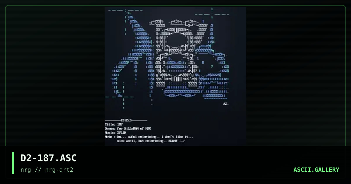187, by dizz, 1999