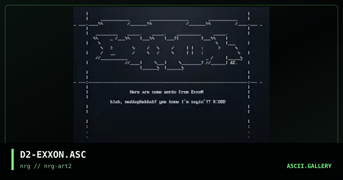 ExxoN, by dizz, 1999