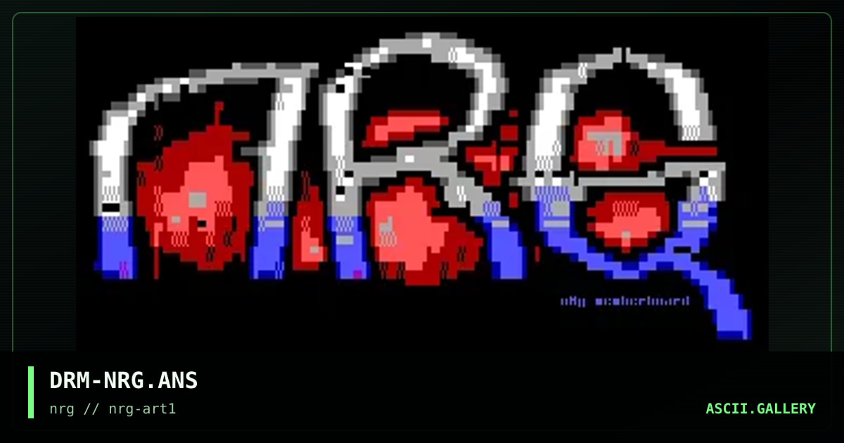 DRM-NRG.ANS, by dr dream, 1999