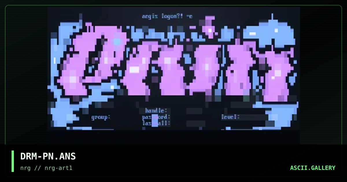DRM-PN.ANS, by dr dream, 1999