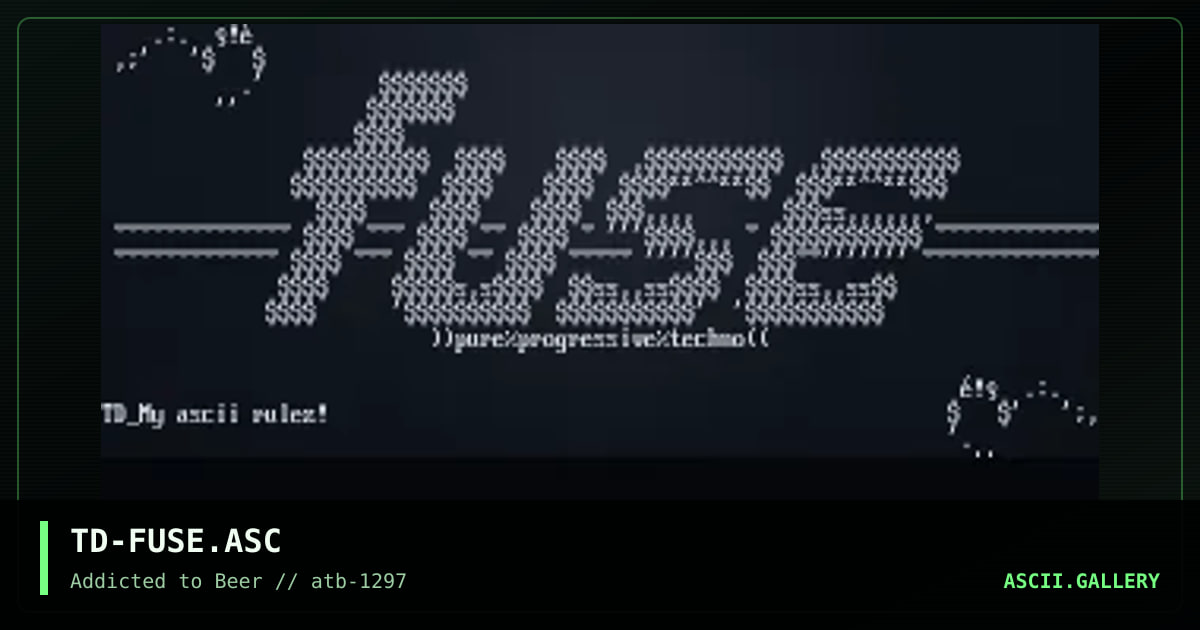 fuse, by turbo-d, 1997