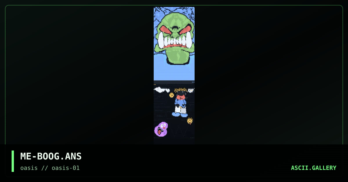 Booger Man!, by munchie, 1996