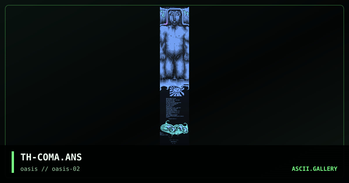 Coma pic, by tempus hellfire, 1996
