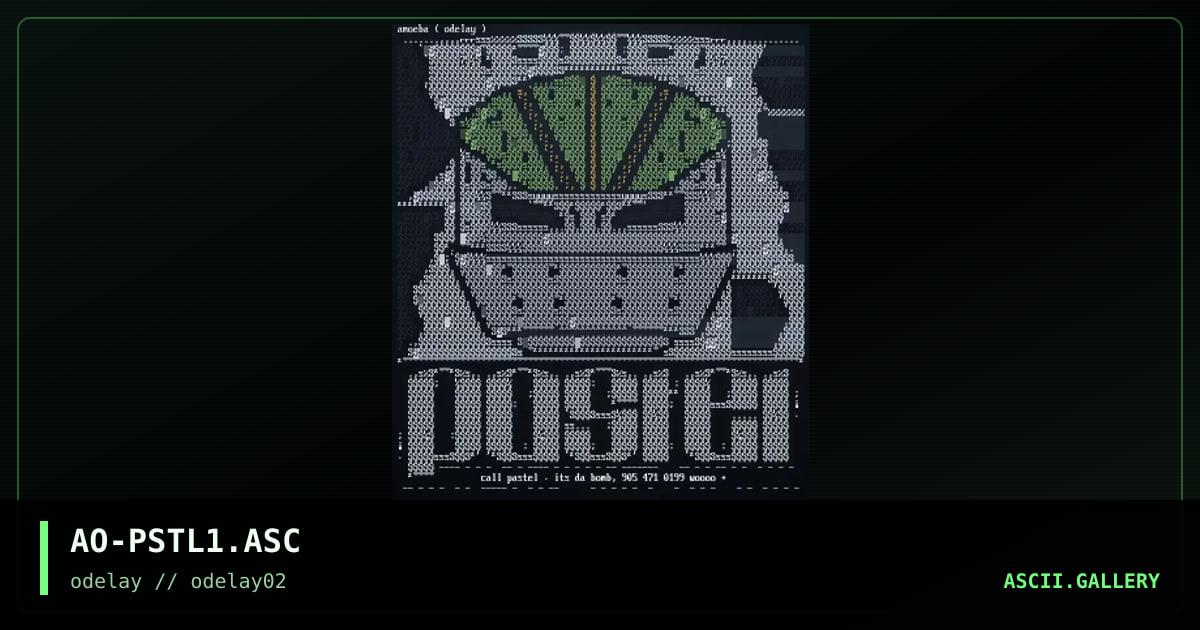 AO-PSTL1.ASC, by amoeba, 1996