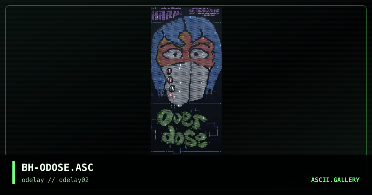 BH-ODOSE.ASC, by bad habit, 1996