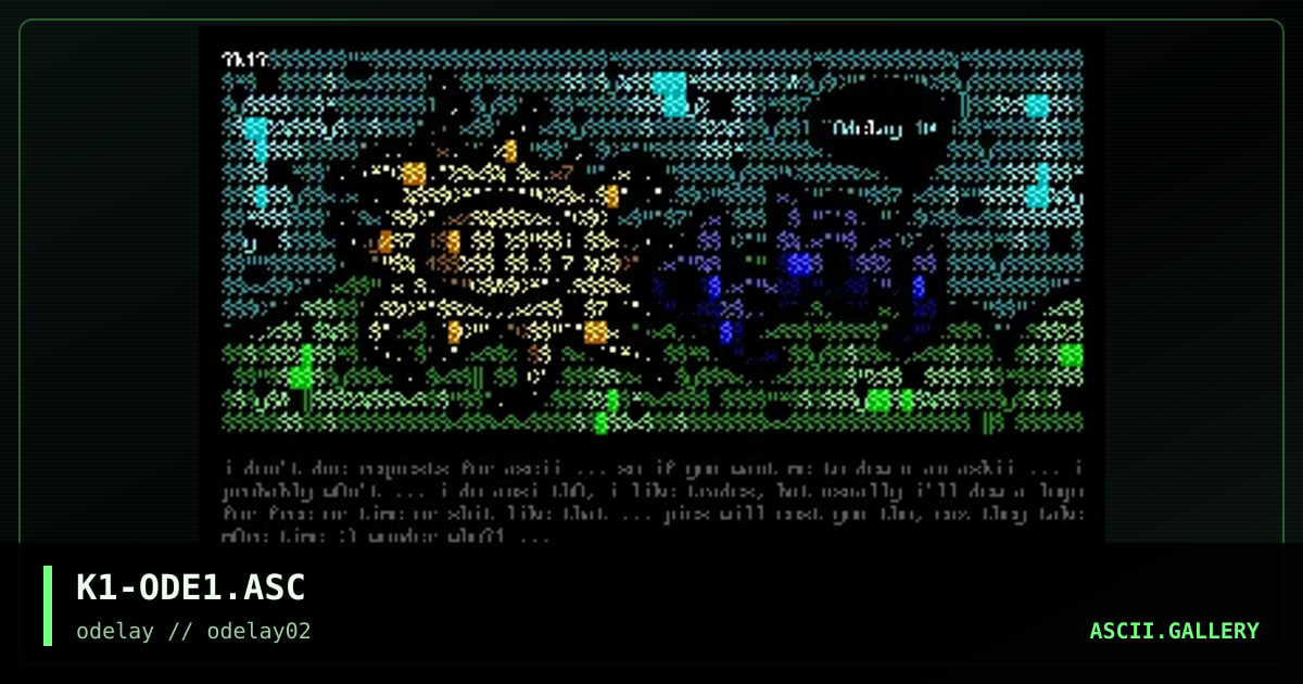 K1-ODE1.ASC, by kannibalistik, 1996