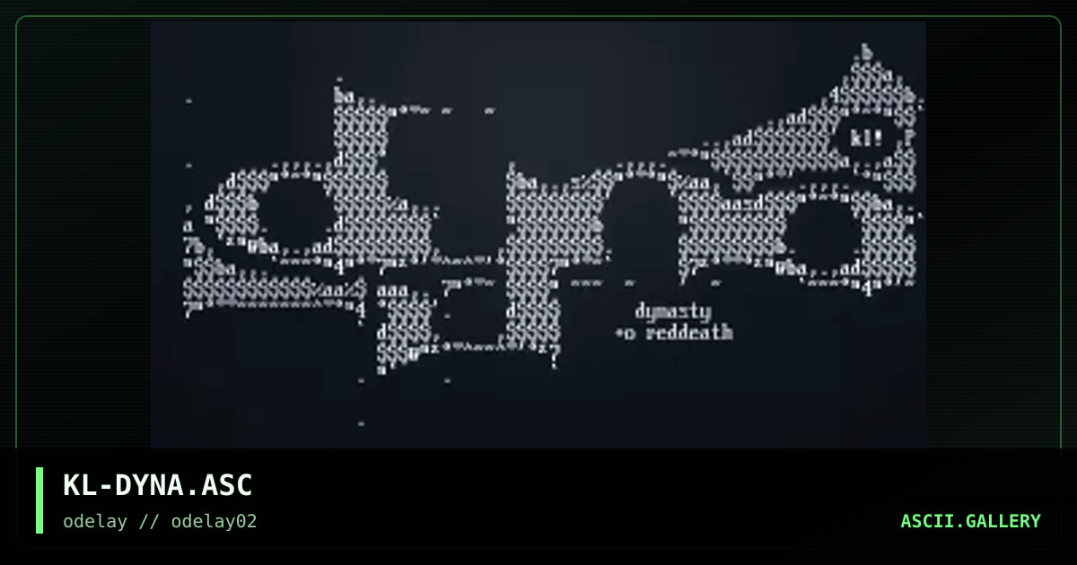 KL-DYNA.ASC, by kleenex, 1996