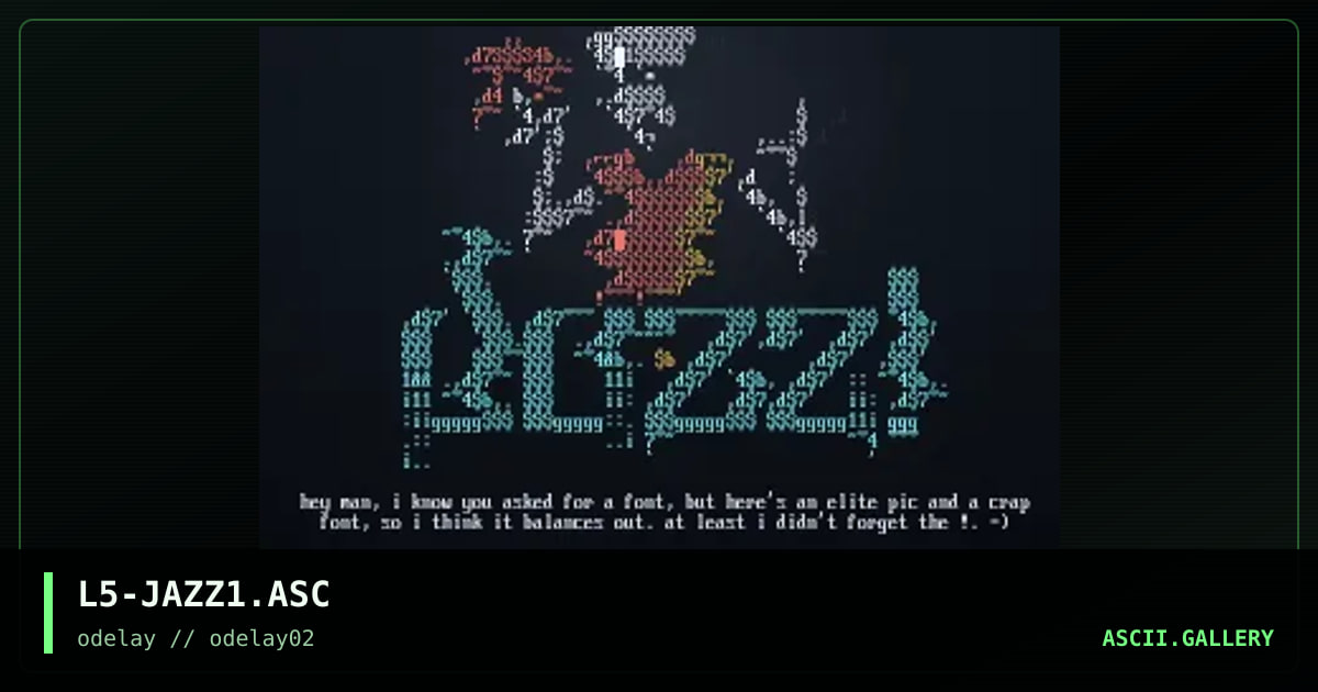 L5-JAZZ1.ASC, by loser, 1996