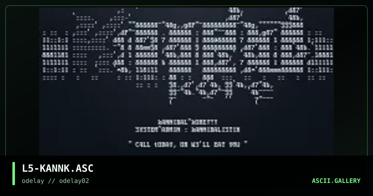 L5-KANNK.ASC, by loser, 1996