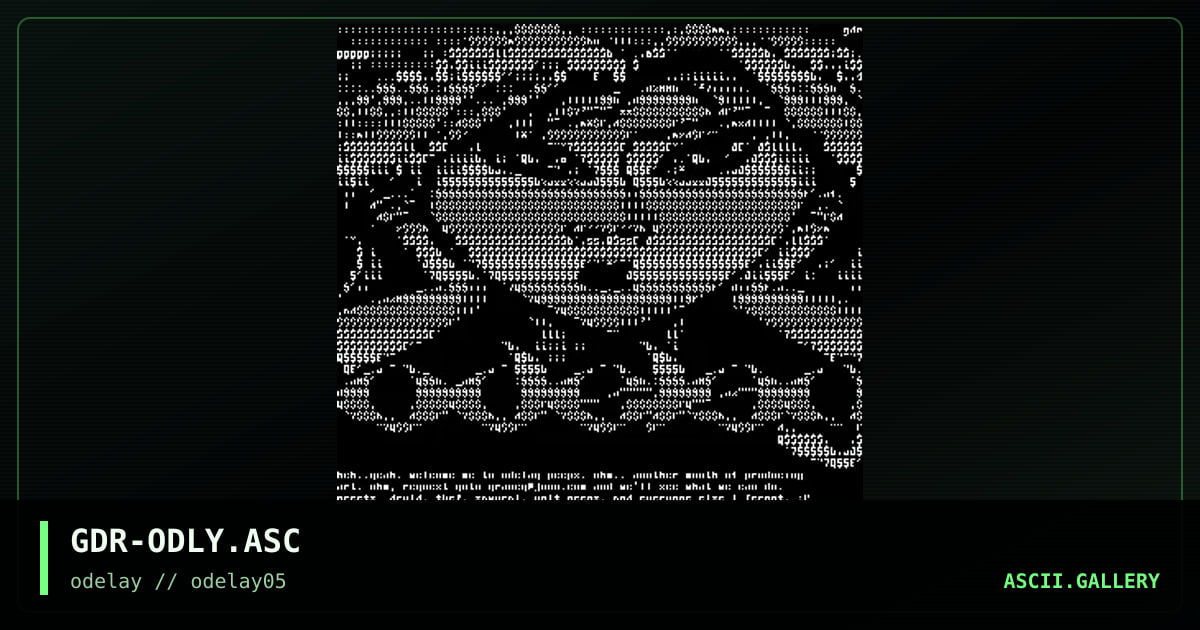 Odelay promotional, by gravedancer, 1996
