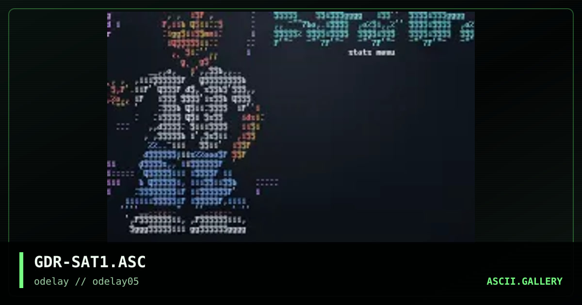 Stats menu, by gravedancer, 1996