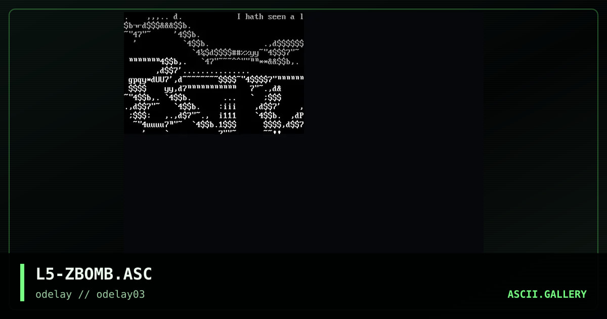 L5-ZBOMB.ASC, by loser, 1996