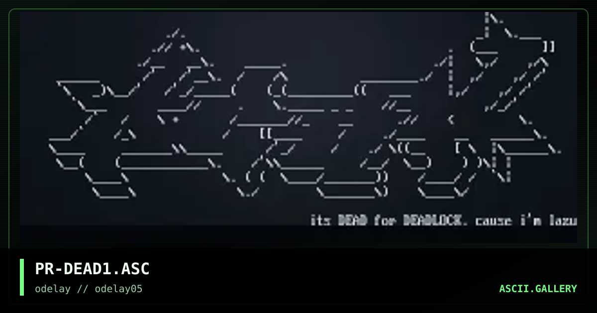 Deadlock, by the prodigy, 1996