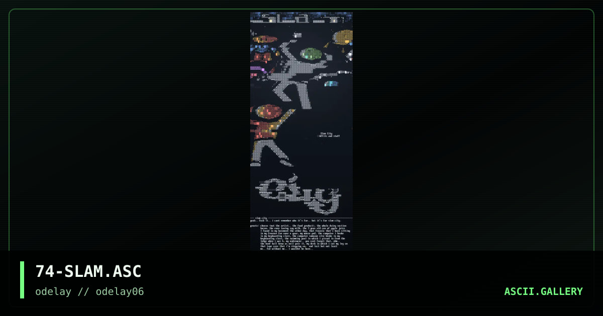 74-SLAM.ASC, by discofunk 1974, 1997