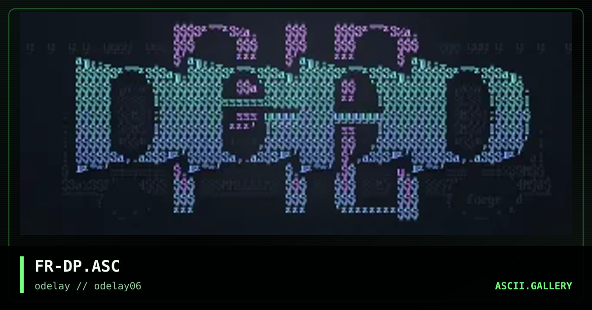 FR-DP.ASC, by forge, 1997