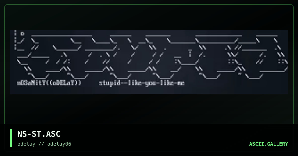 NS-ST.ASC, by no sanity, 1997