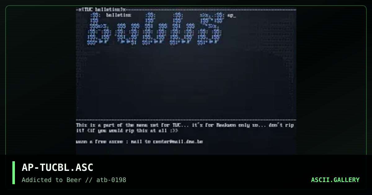 TUC Bulletins, by appel, 1998