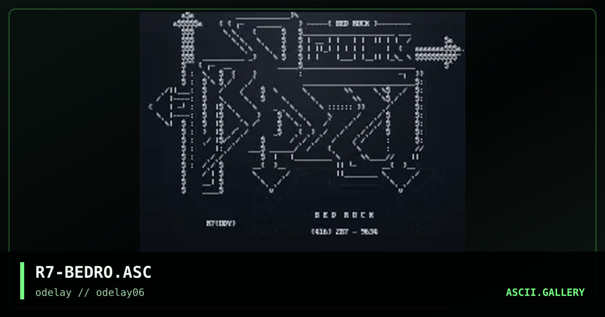 R7-BEDRO.ASC, by ray7, 1997