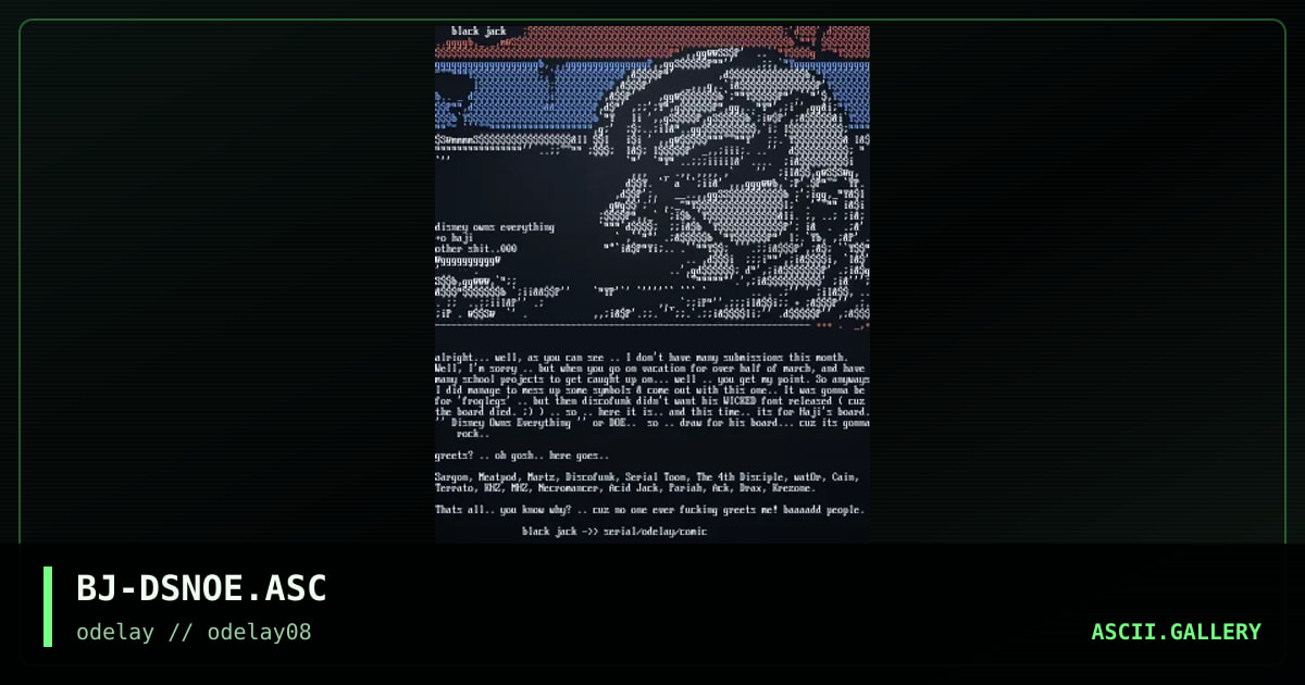 BJ-DSNOE.ASC, by black jack, 1997