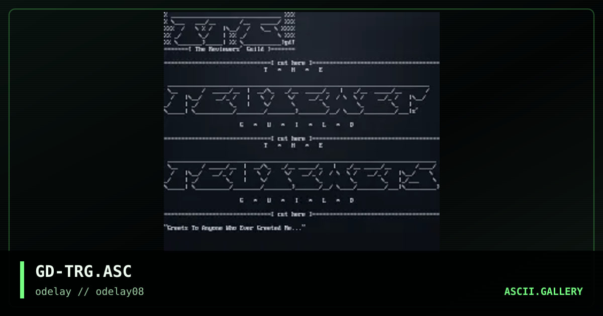 GD-TRG.ASC, by gridlock, 1997