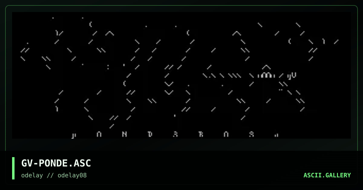 GV-PONDE.ASC, by groove ambush, 1997