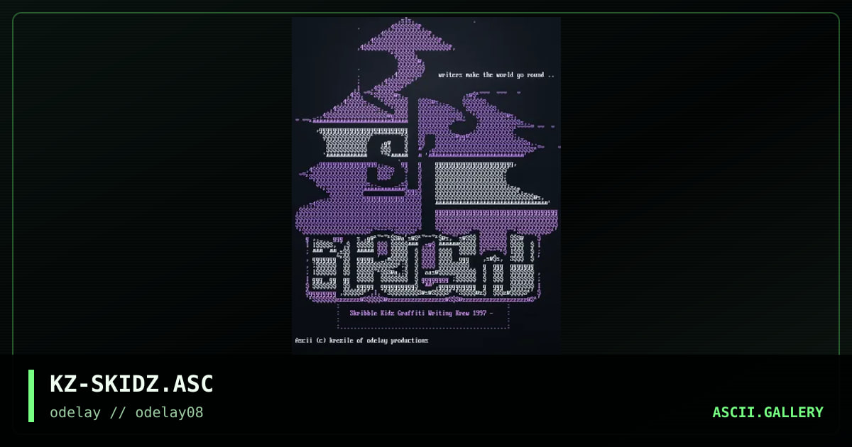 KZ-SKIDZ.ASC, by krezile, 1997