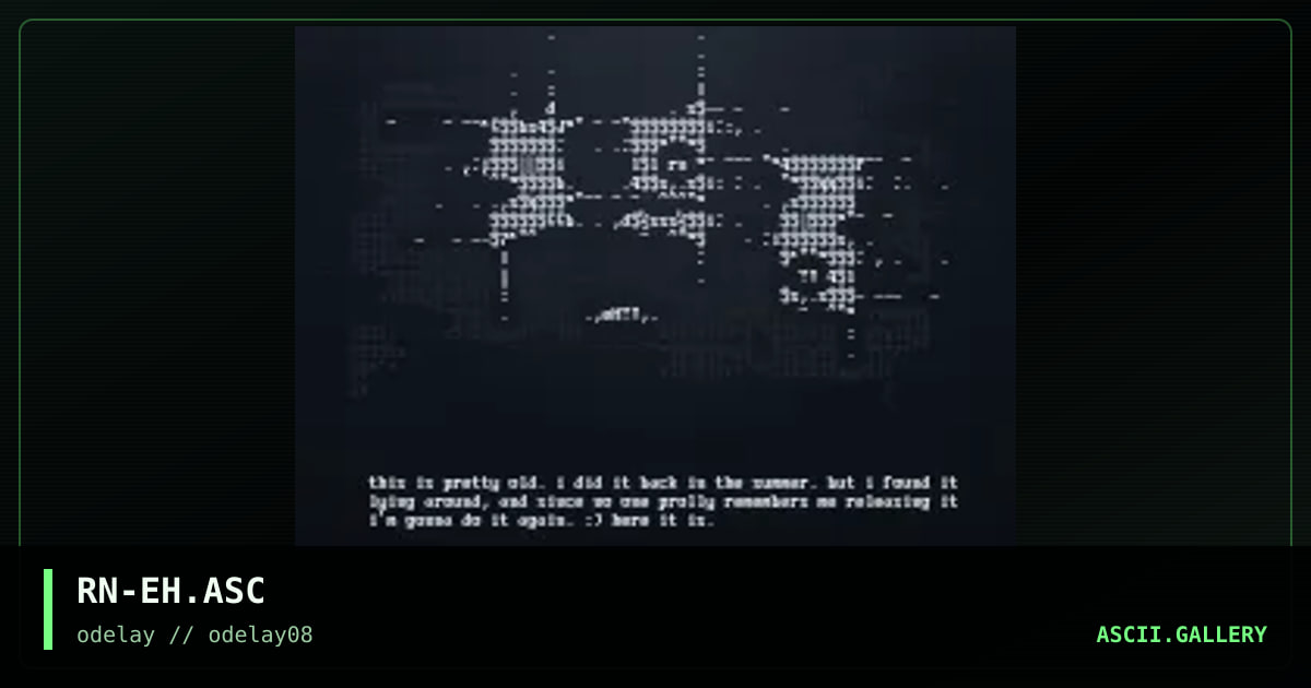 RN-EH.ASC, by the ruiner, 1997