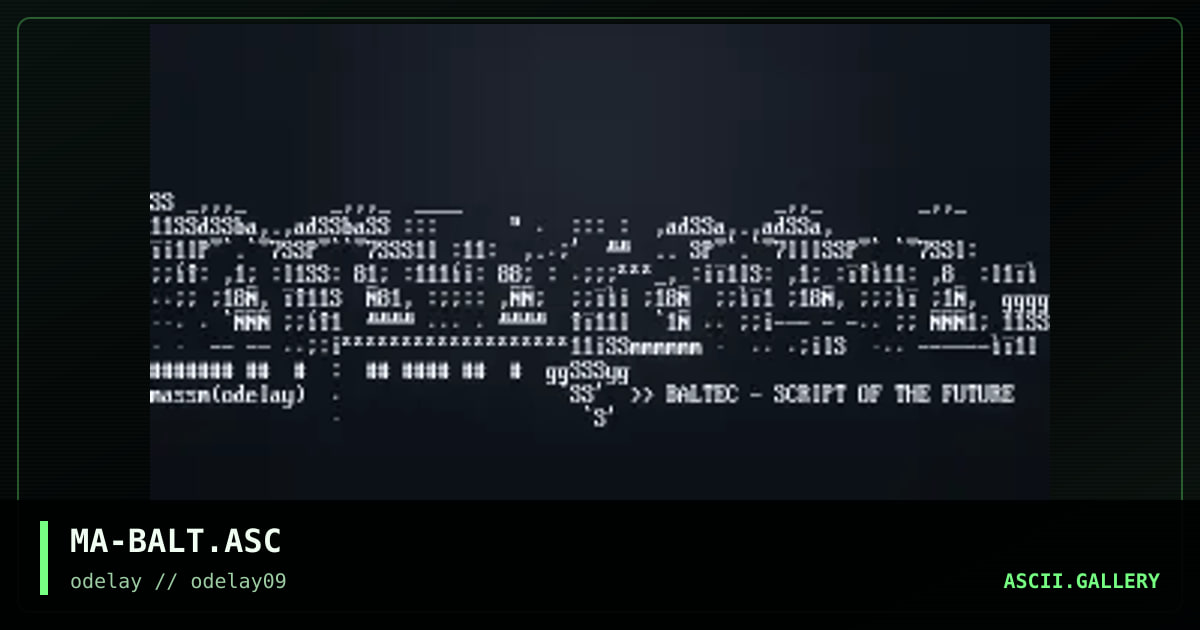 MA-BALT.ASC, by mass murderer, 1997