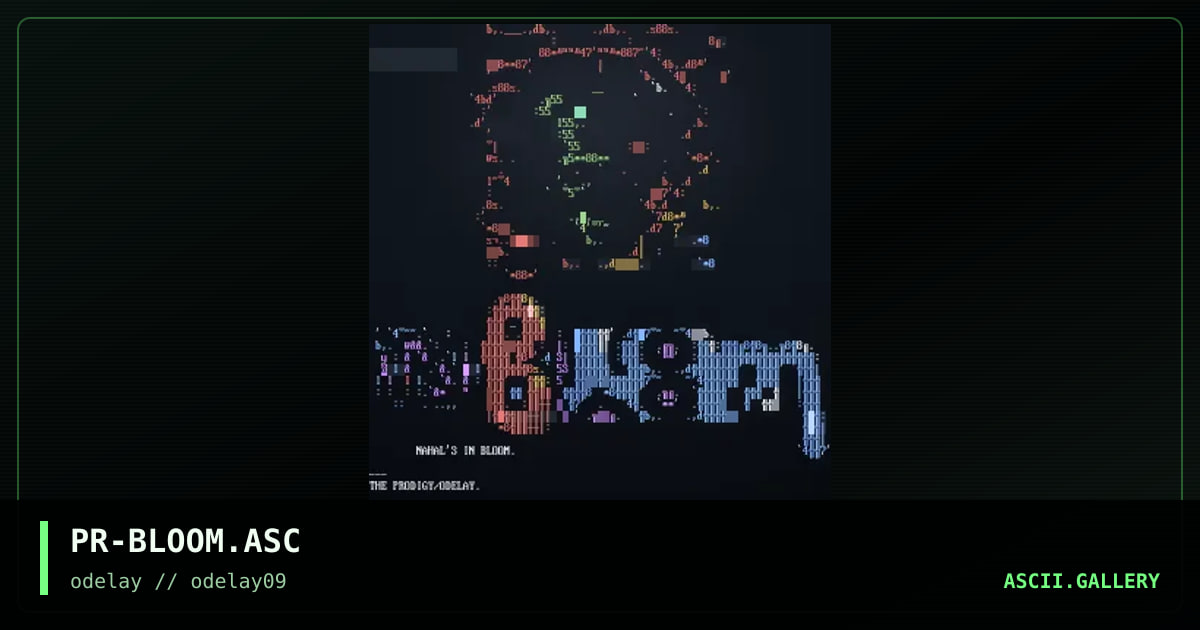 PR-BLOOM.ASC, by the prodigy, 1997