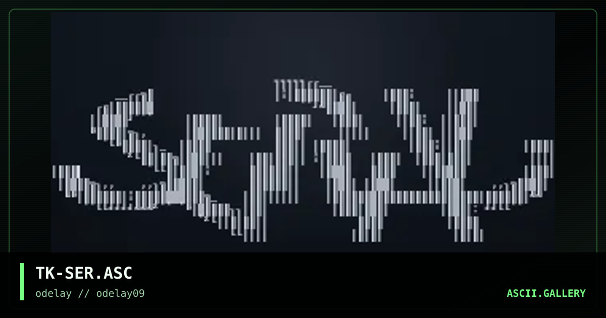TK-SER.ASC, by tek, 1997