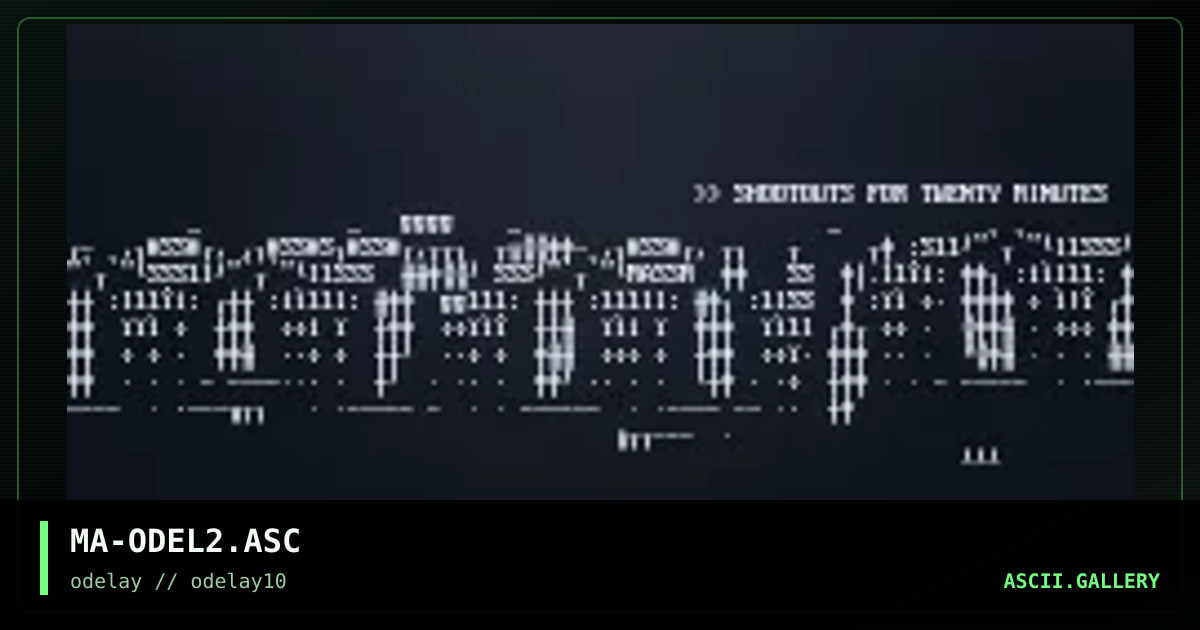 MA-ODEL2.ASC, by mass murderer, 1997
