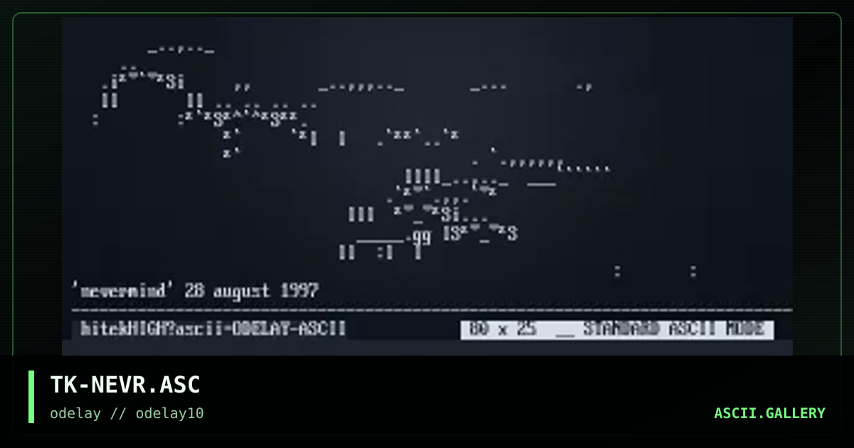 TK-NEVR.ASC, by tek, 1997