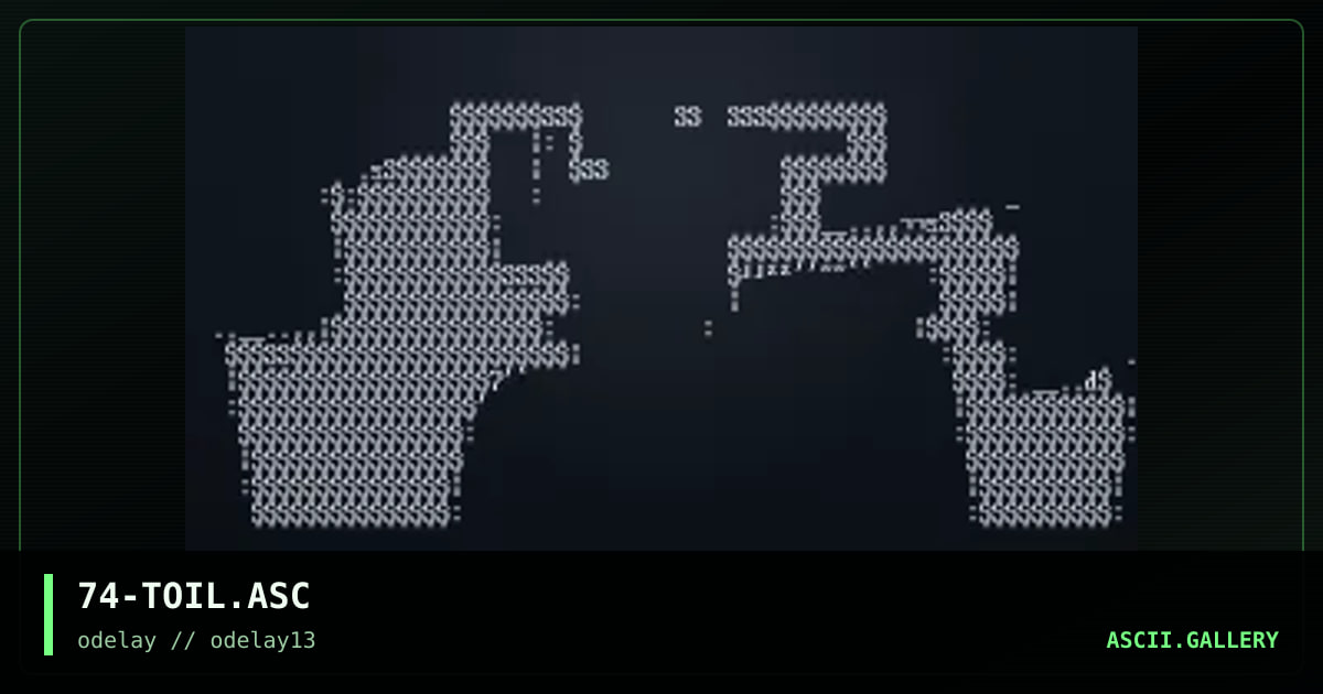 74-TOIL.ASC, by discofunk 1974, 1997