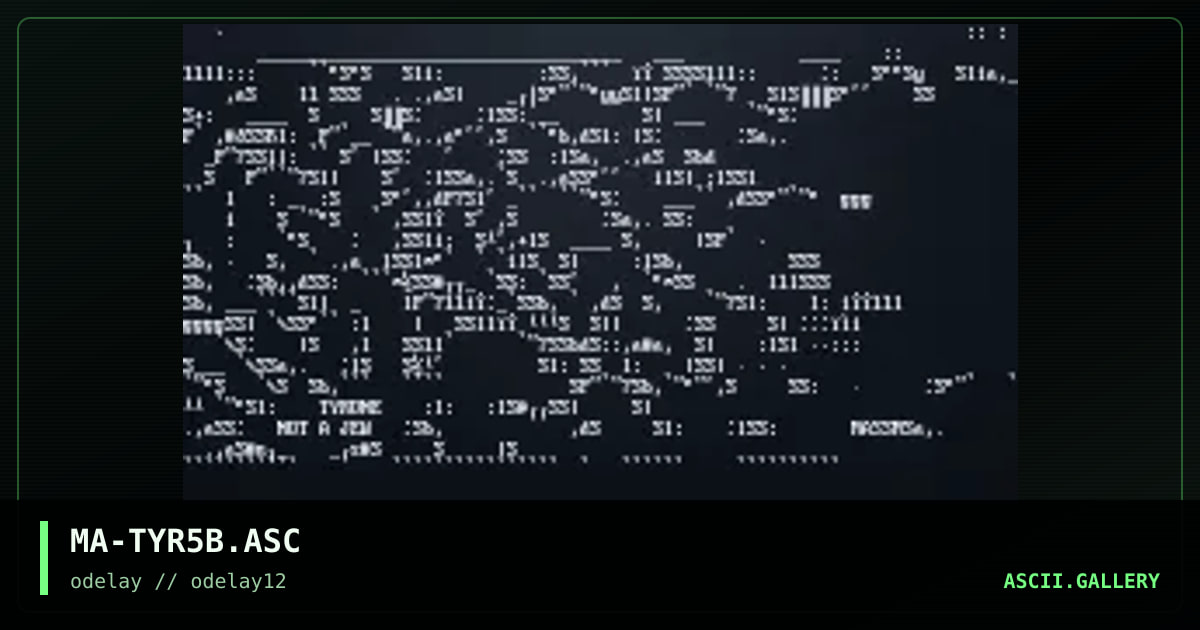 MA-TYR5B.ASC, by mass murderer, 1997