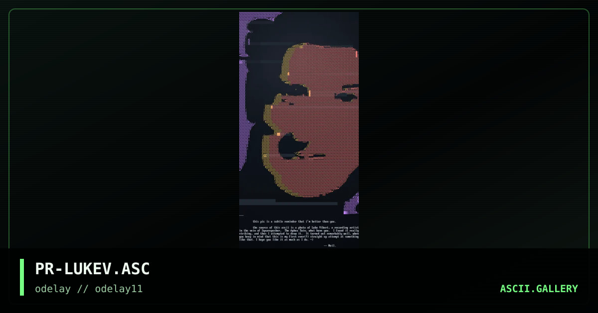 PR-LUKEV.ASC, by the prodigy, 1997
