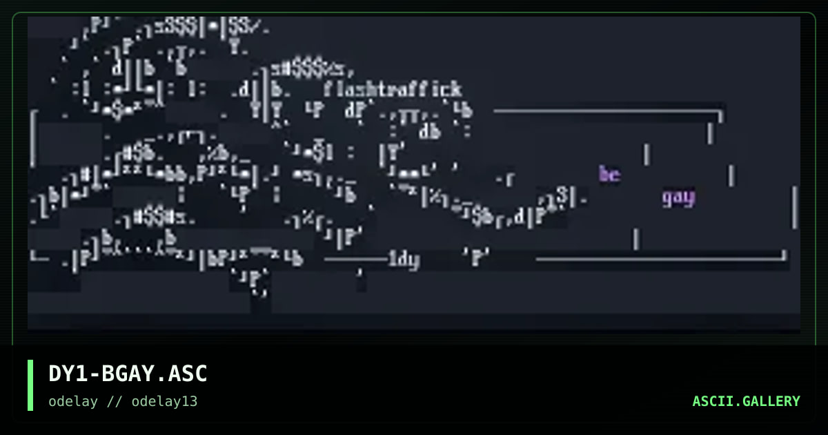 DY1-BGAY.ASC, by discyple, 1997