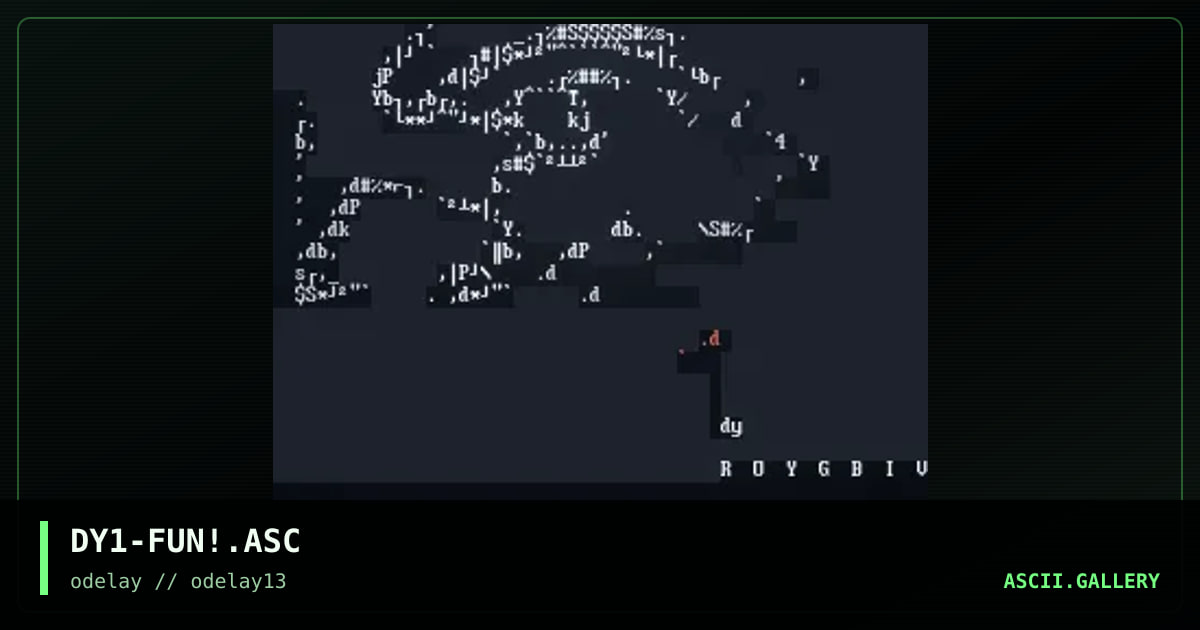 DY1-FUN!.ASC, by discyple, 1997