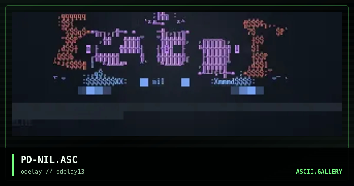 PD-NIL.ASC, by paradox, 1997