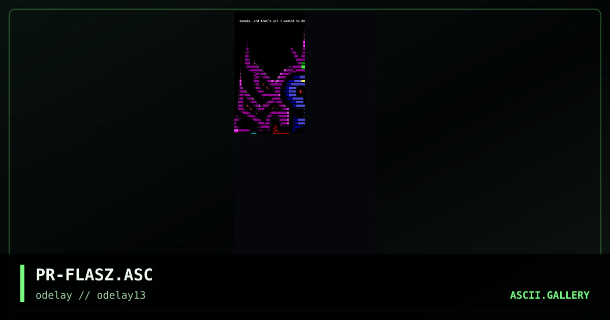PR-FLASZ.ASC, by the prodigy, 1997