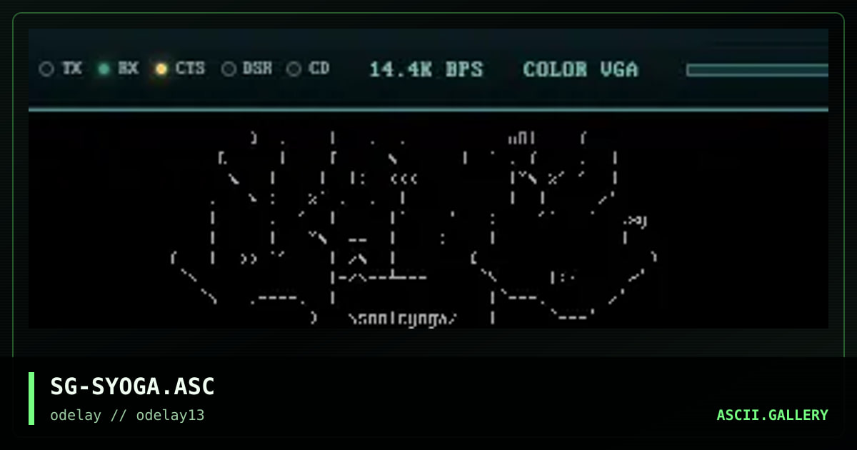SG-SYOGA.ASC, by sargon, 1997