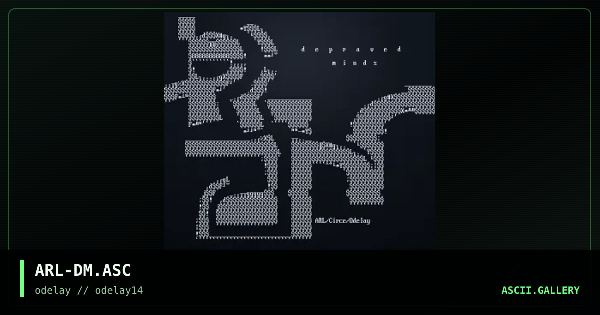 ARL-DM.ASC, by arlequin, 1998