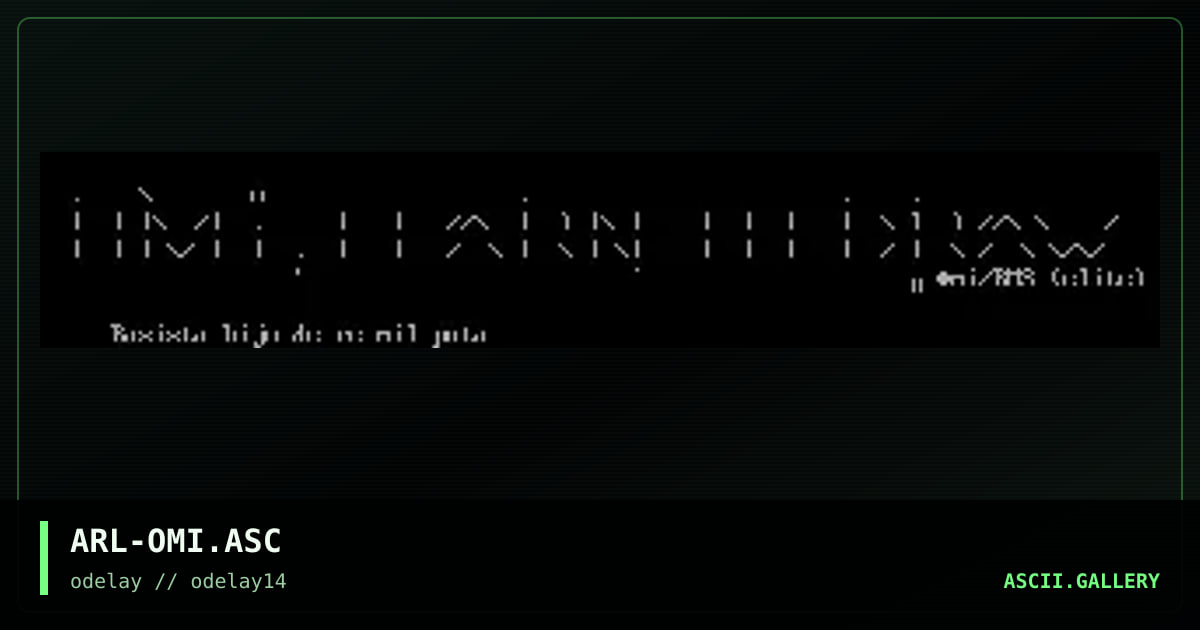 ARL-OMI.ASC, by arlequin, 1998