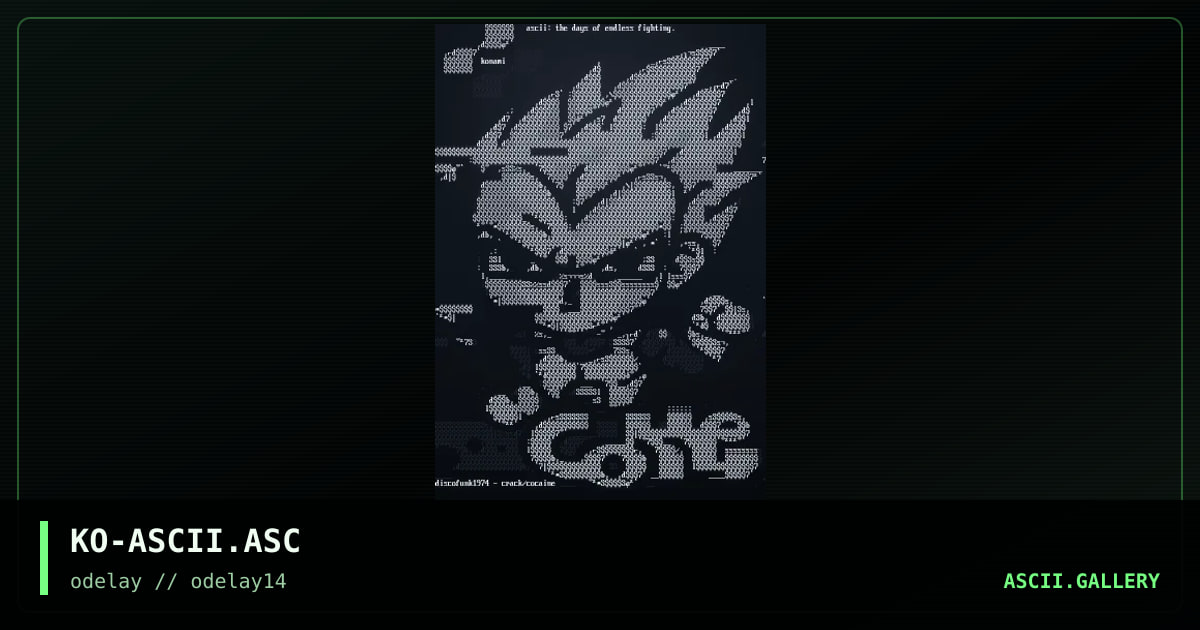 KO-ASCII.ASC, by konami, 1998