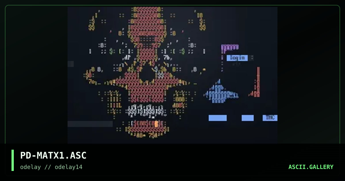 PD-MATX1.ASC, by paradox, 1998