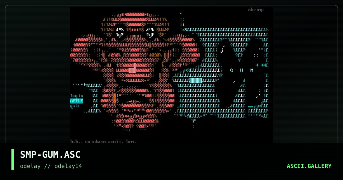 SMP-GUM.ASC, by shrimp, 1998