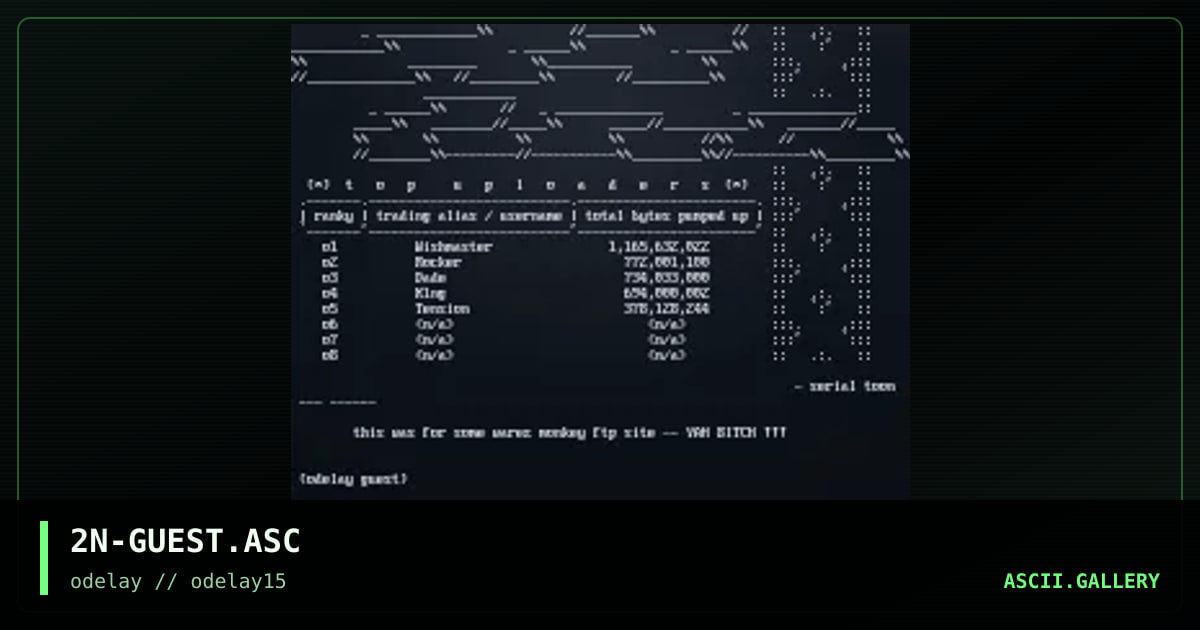 2N-GUEST.ASC, by serial toon, 1998